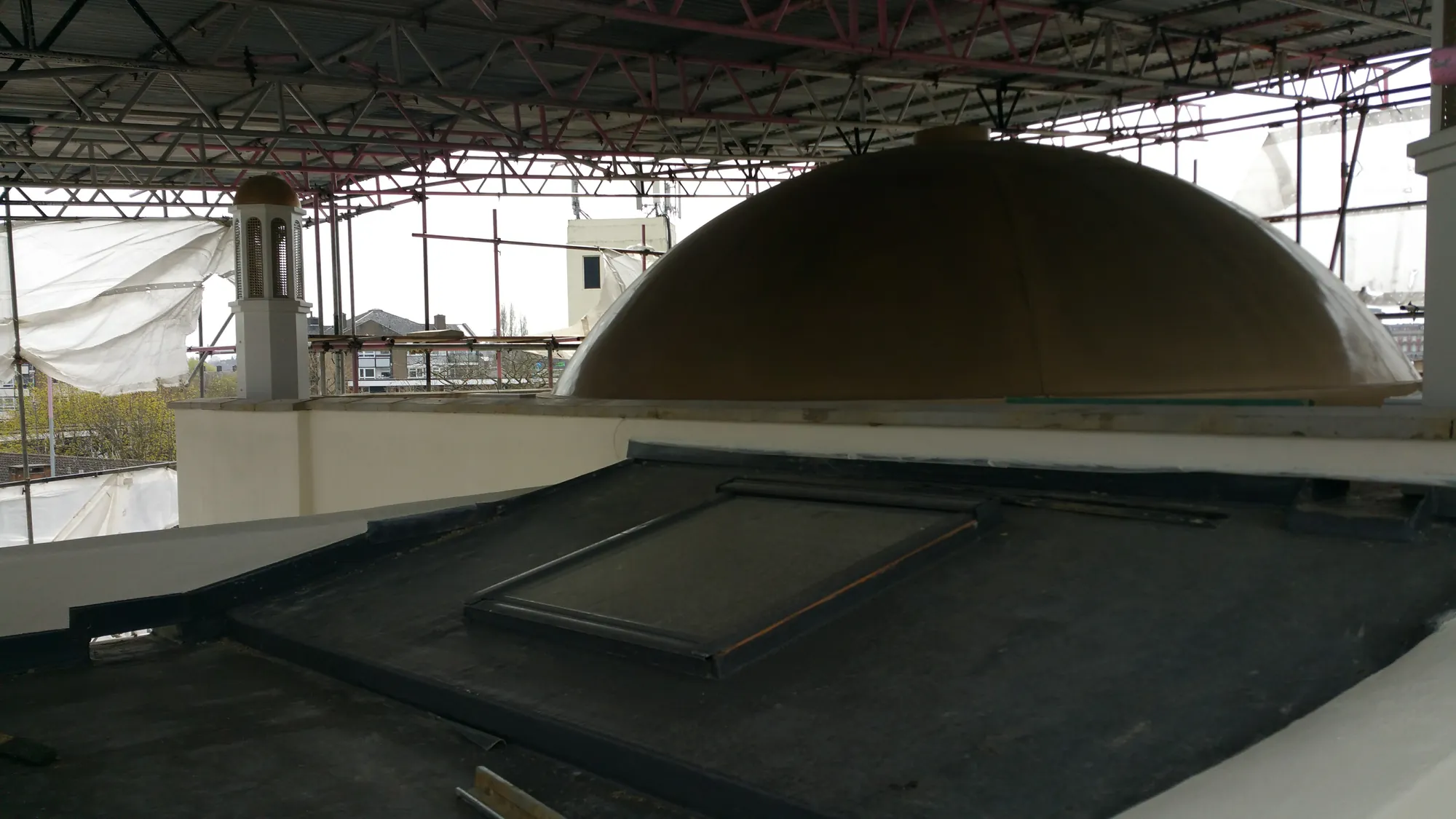 The new dome taking shape
