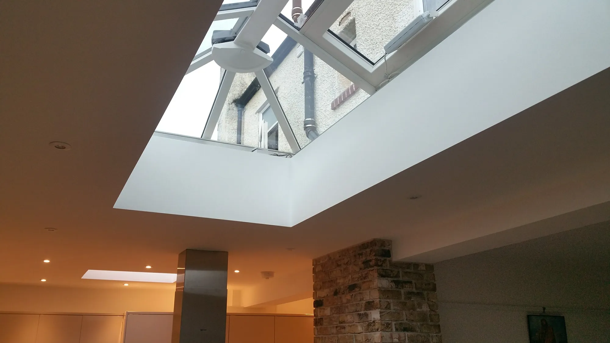 Roof lantern over the extension