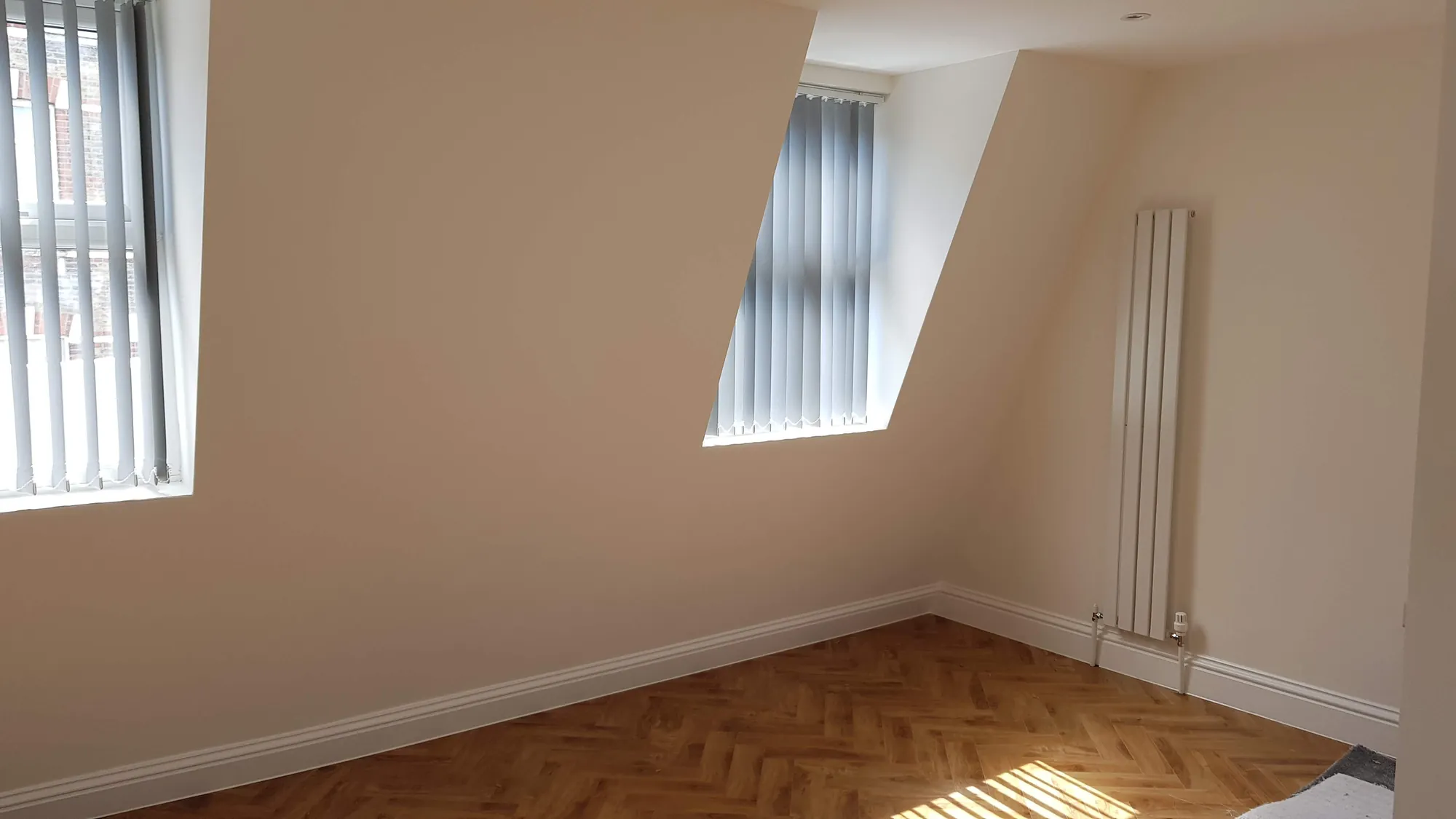 Bedroom with a dormer window